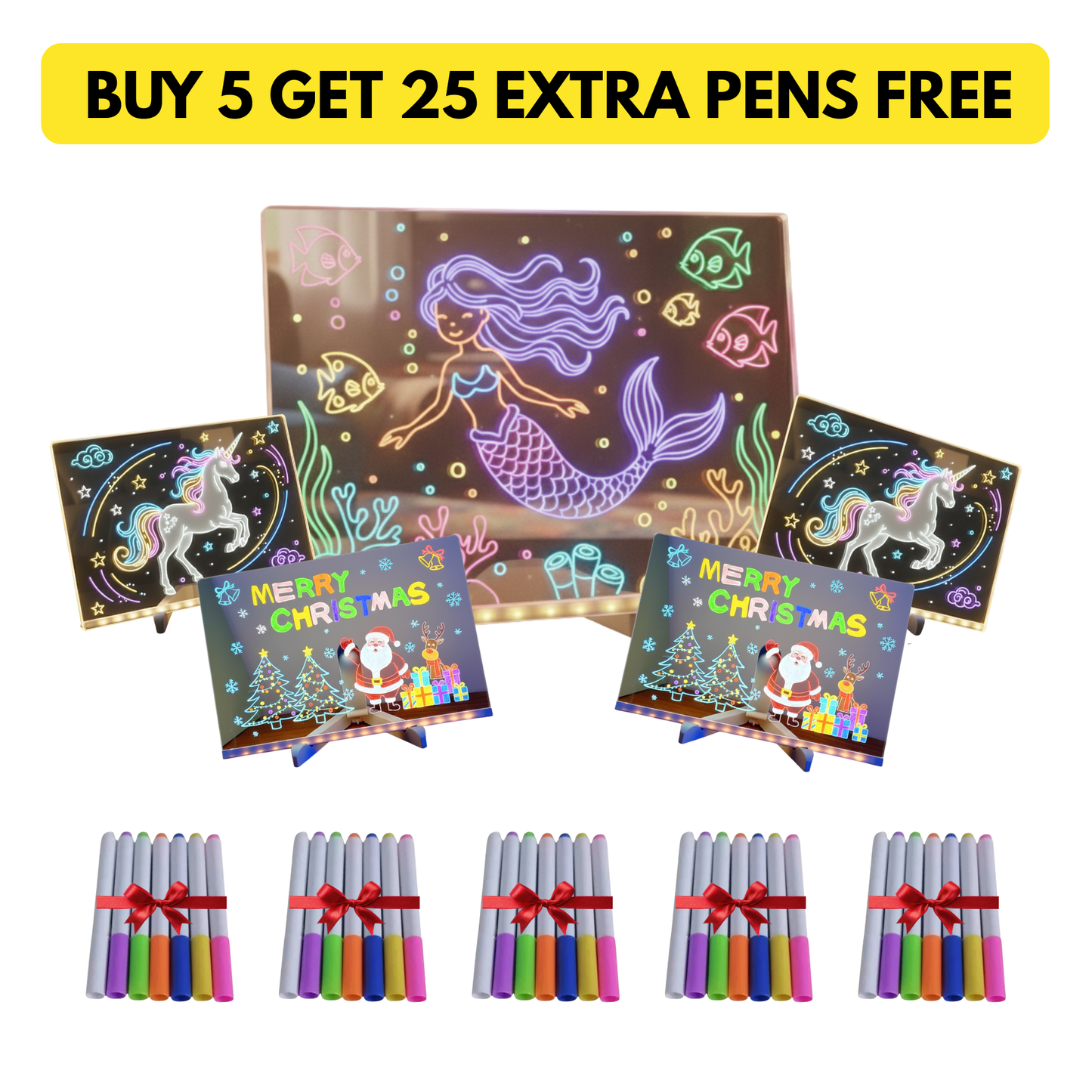 Nuvyrel™ LumiBoard – Light-Up Drawing Board for Kids