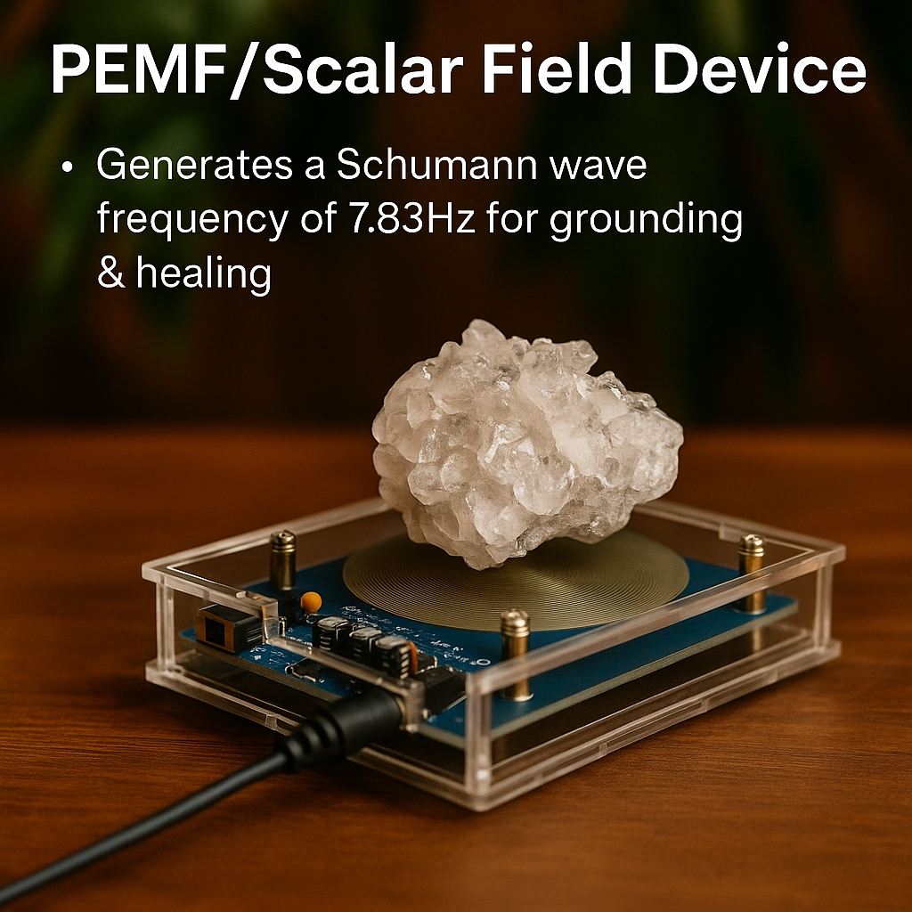 HarmonyWave™ | Adjustable Frequency Generator | 7.83Hz Relaxation Aid