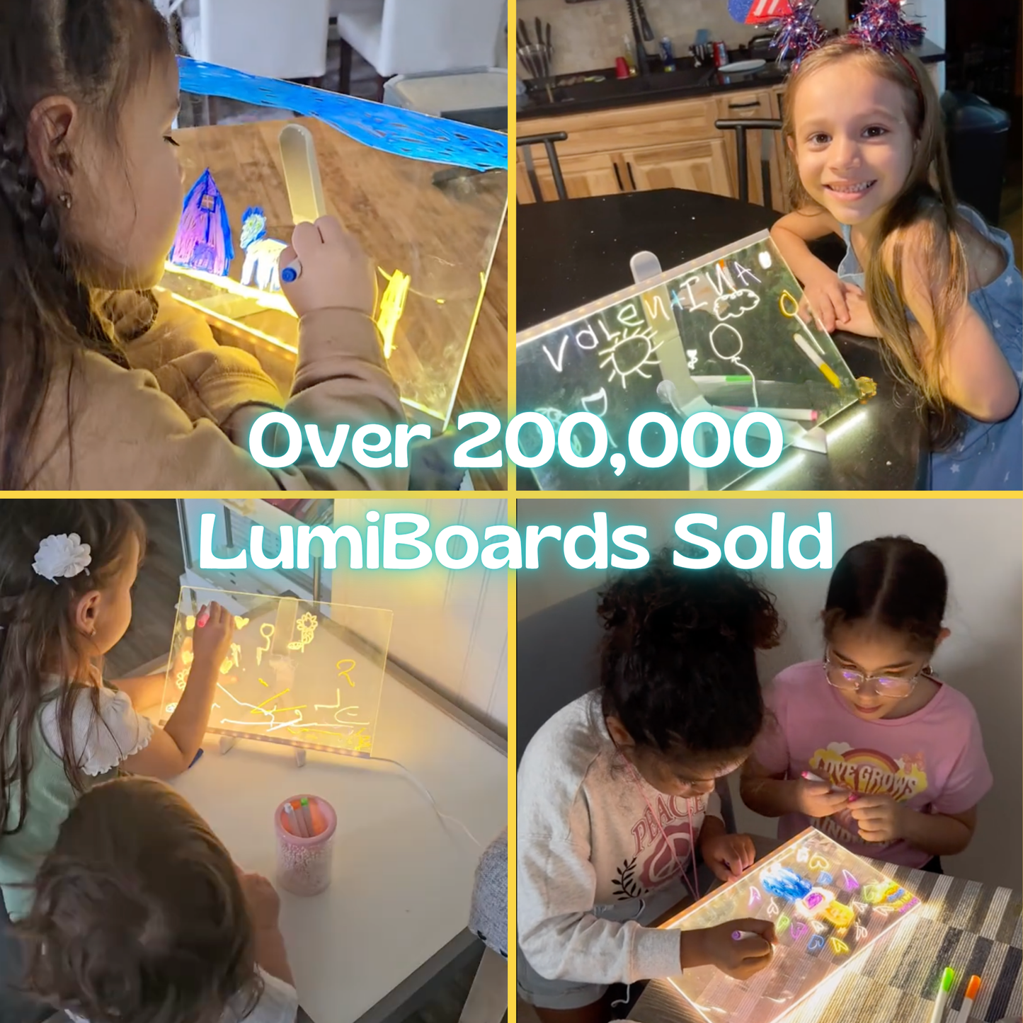 Nuvyrel™ LumiBoard – Light-Up Drawing Board for Kids